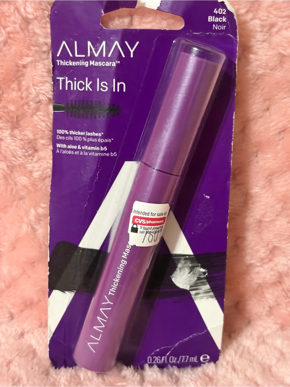 Almay Thickening Mascara in Purple Tube - Black Shade